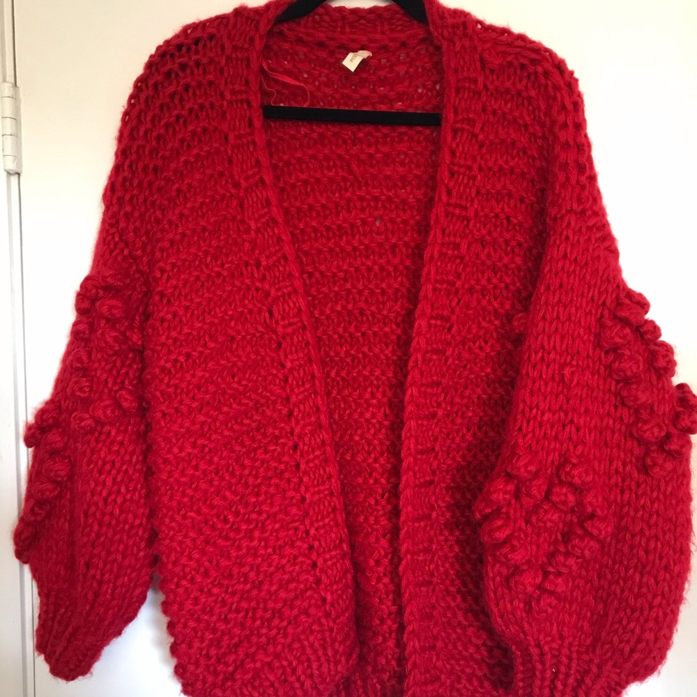 Red sweater